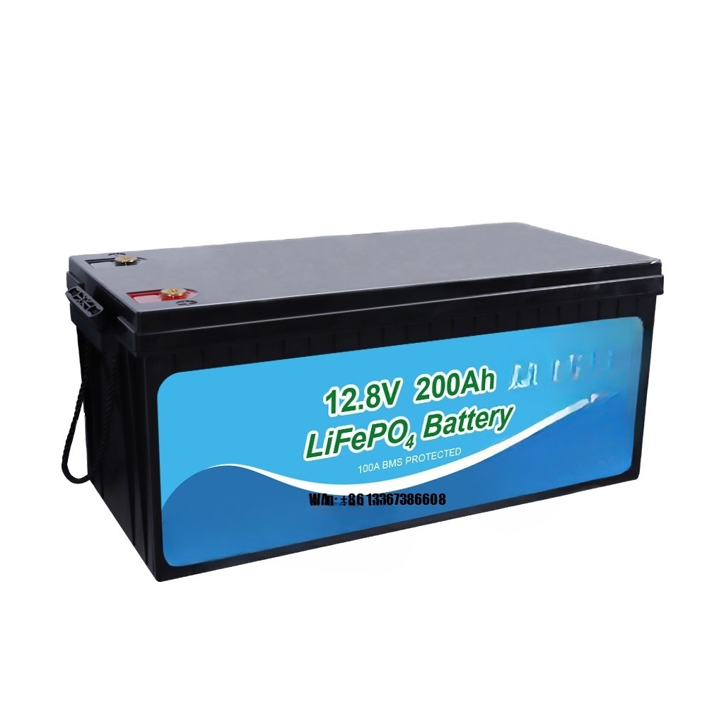 Lithium Battery 100Ah - 12V 100ah/200ah zonnebatterij lithium ion 12.8V/25.6V