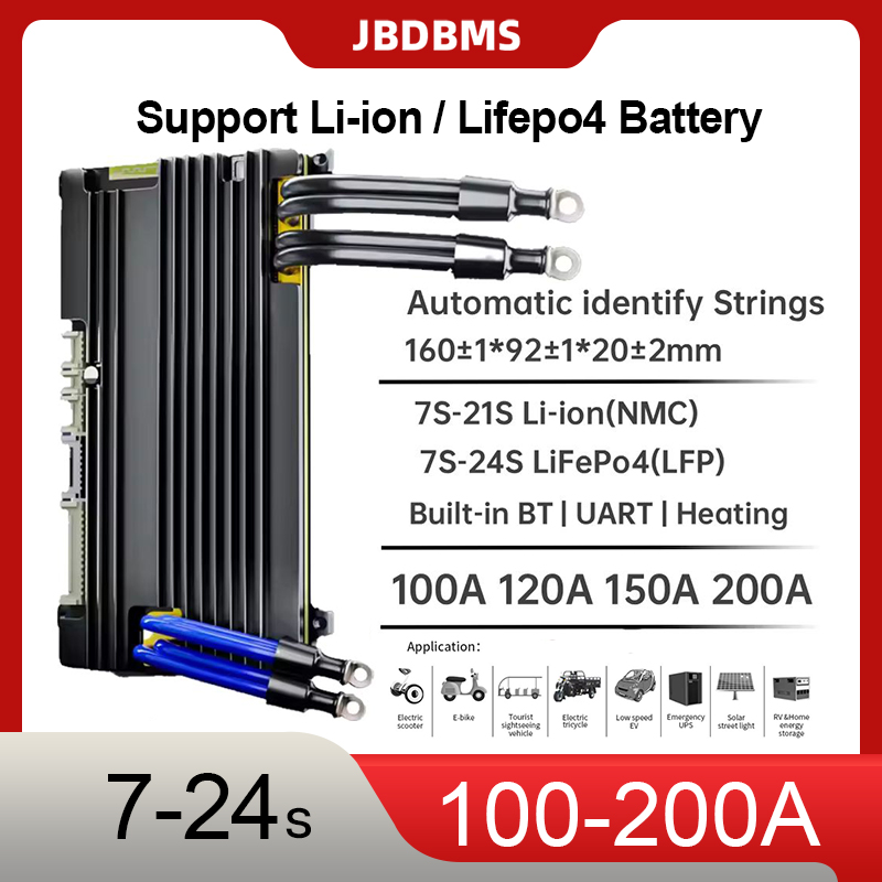 Smart Bms - JBD BMS 16S 48V Lifepo4 200A