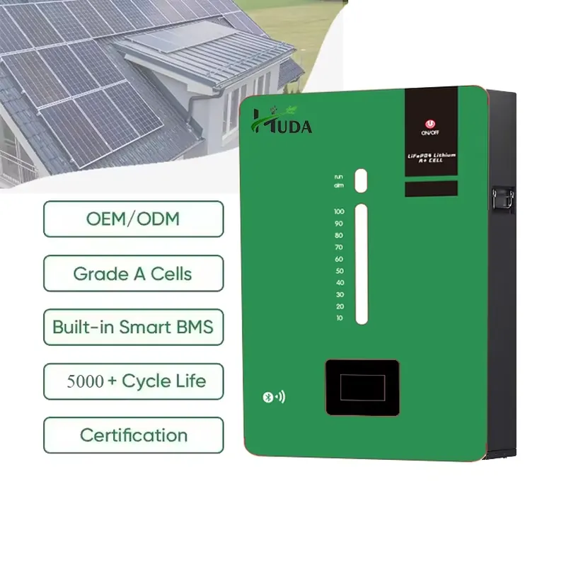 Lithium Battery 100Ah - Hoge capaciteit 5kWh LiFePO4 lithium batterij
