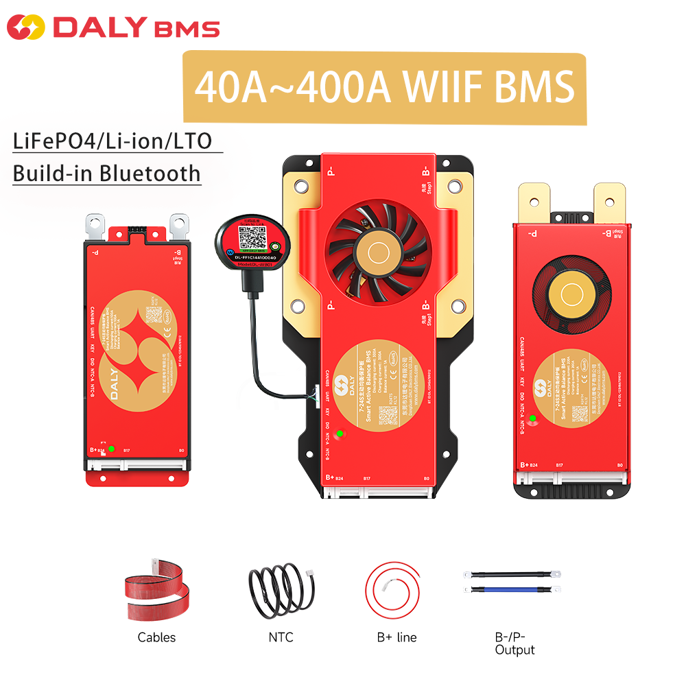 Smart Bms - DALY 100 BMS Lifepo4 4S 7S
