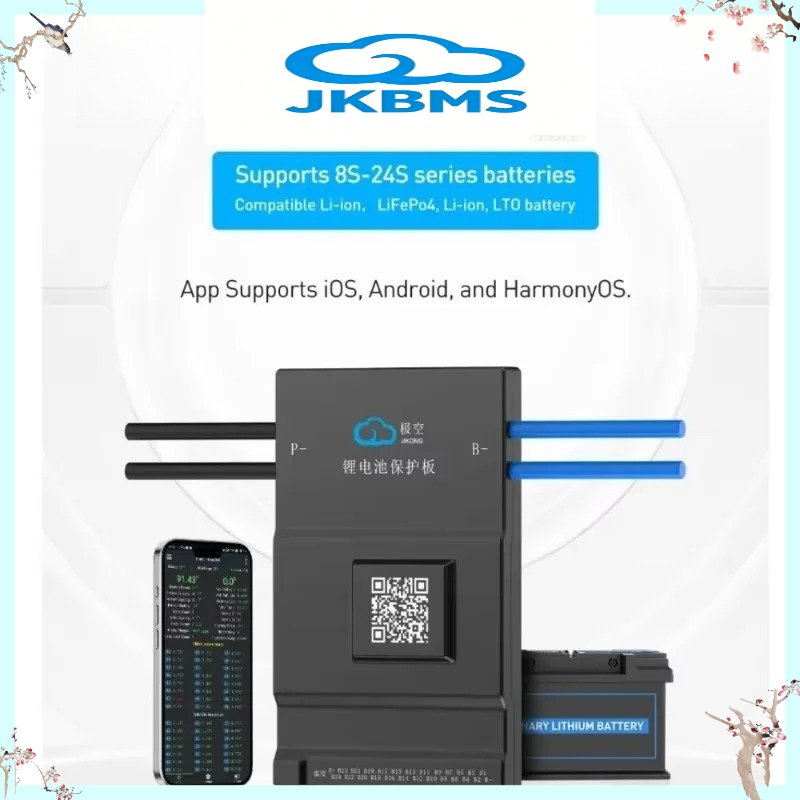 JKBMS 100A 120A 150A 200A Li-I - Smart Bms recensie en prijs