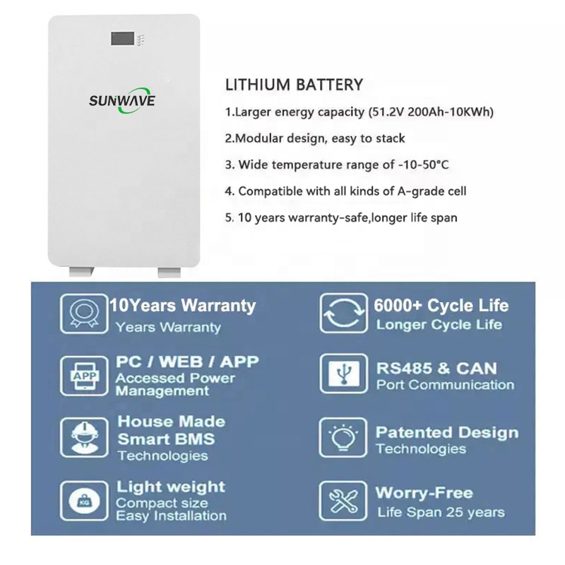 Aangepaste 100Ah 200Ah 10KW 15 - Lithium Battery 100Ah recensie en prijs