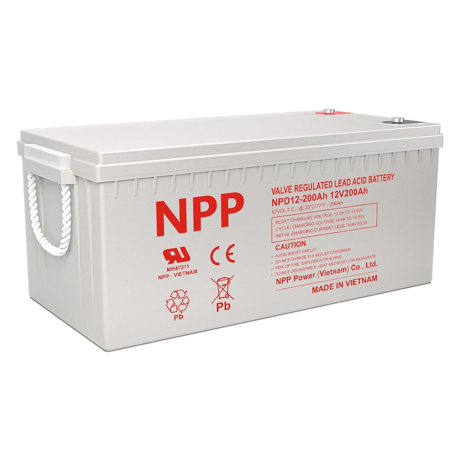 12V 200Ah AGM Deep Cycle accu, - Agm Deep Cycle Battery recensie en prijs