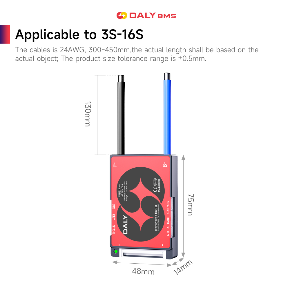 DALY Smart BMS 16S 60V 40A Li- - Smart Bms recensie en prijs