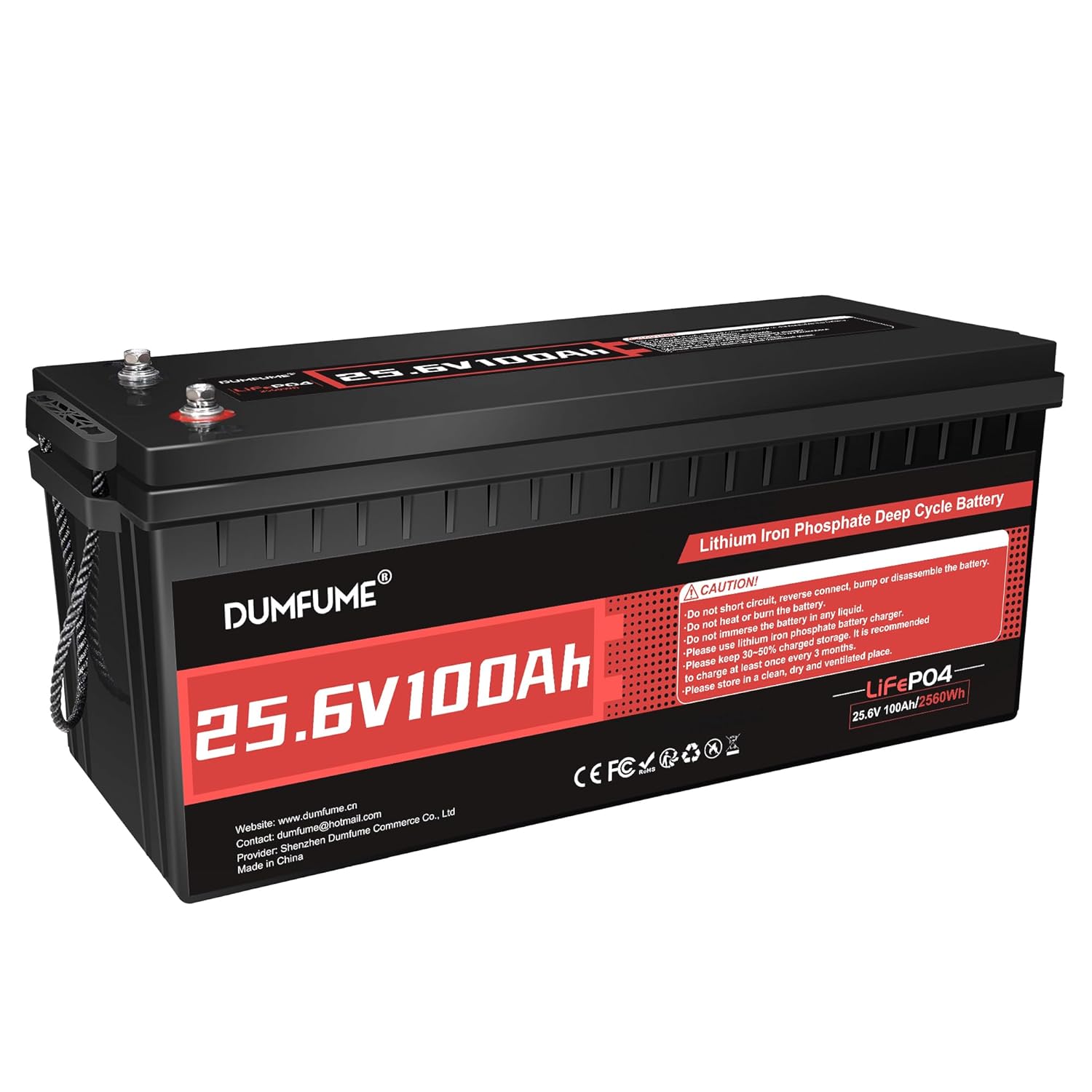 24V 100Ah LiFePO4-batterij, in - Lithium Battery 100Ah recensie en prijs